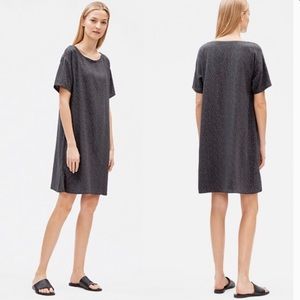 Eileen Fisher Morse Code Shift Dress